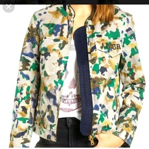 Zadig & voltaire camou kavy jacket
